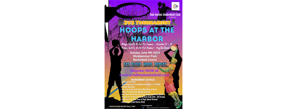3V3 tournament- Hoops at the Harbor